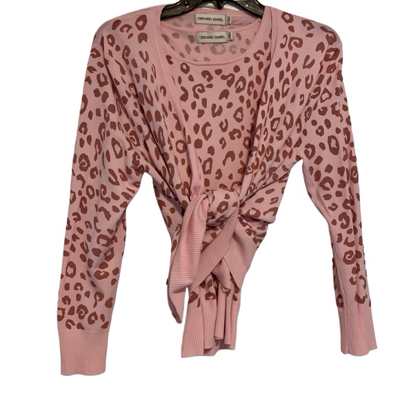 Gerard Darel Sweater Set Pink 2 Piece - Picture 2 of 11